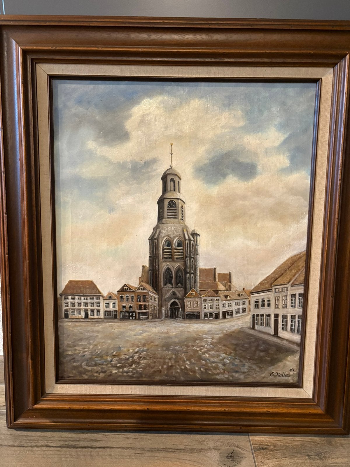 Orginele olie geverfde peperbus Bergen op Zoom, Ophalen of Verzenden