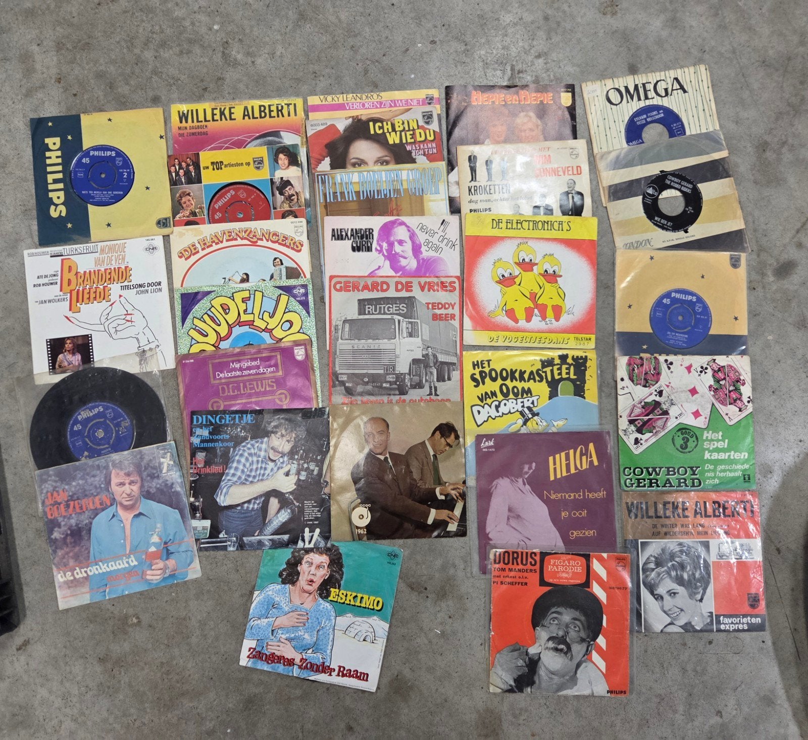 Vintage singles - voornamelijk Nederlandstalig, Ophalen of Verzenden, Gebruikt, Overige genres, EP
