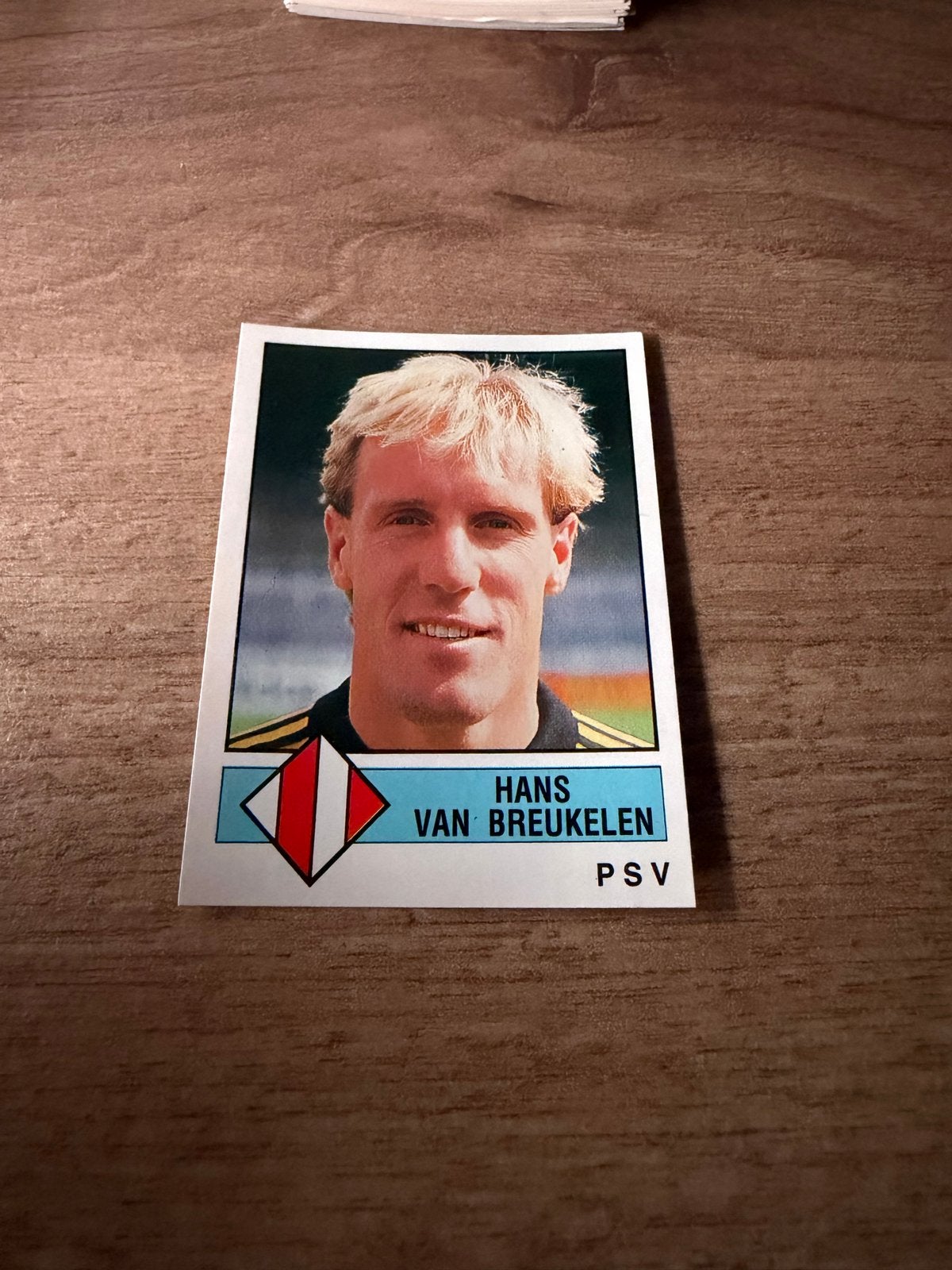 Panini Voetbal 87 - Hans van Breukelen PSV Plaatje #212, Ophalen of Verzenden, Zo goed als nieuw, Plaatje