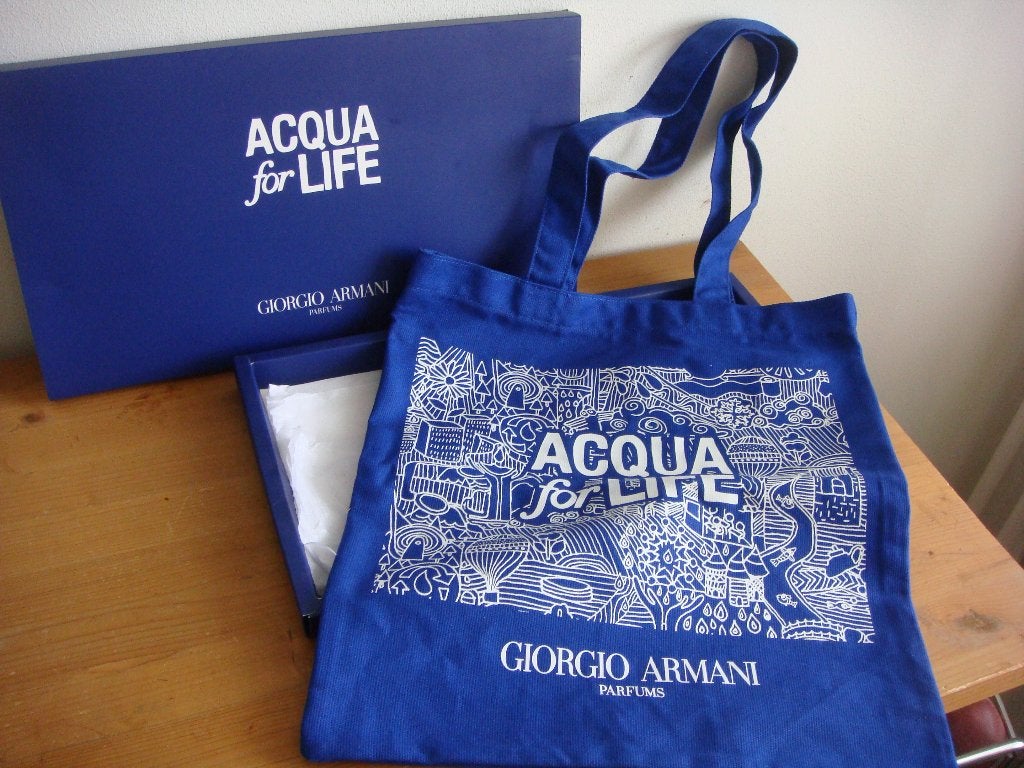 Nieuwe Giorgio Armani schoudertas, Ophalen of Verzenden, Nieuw, Blauw, Overige merken