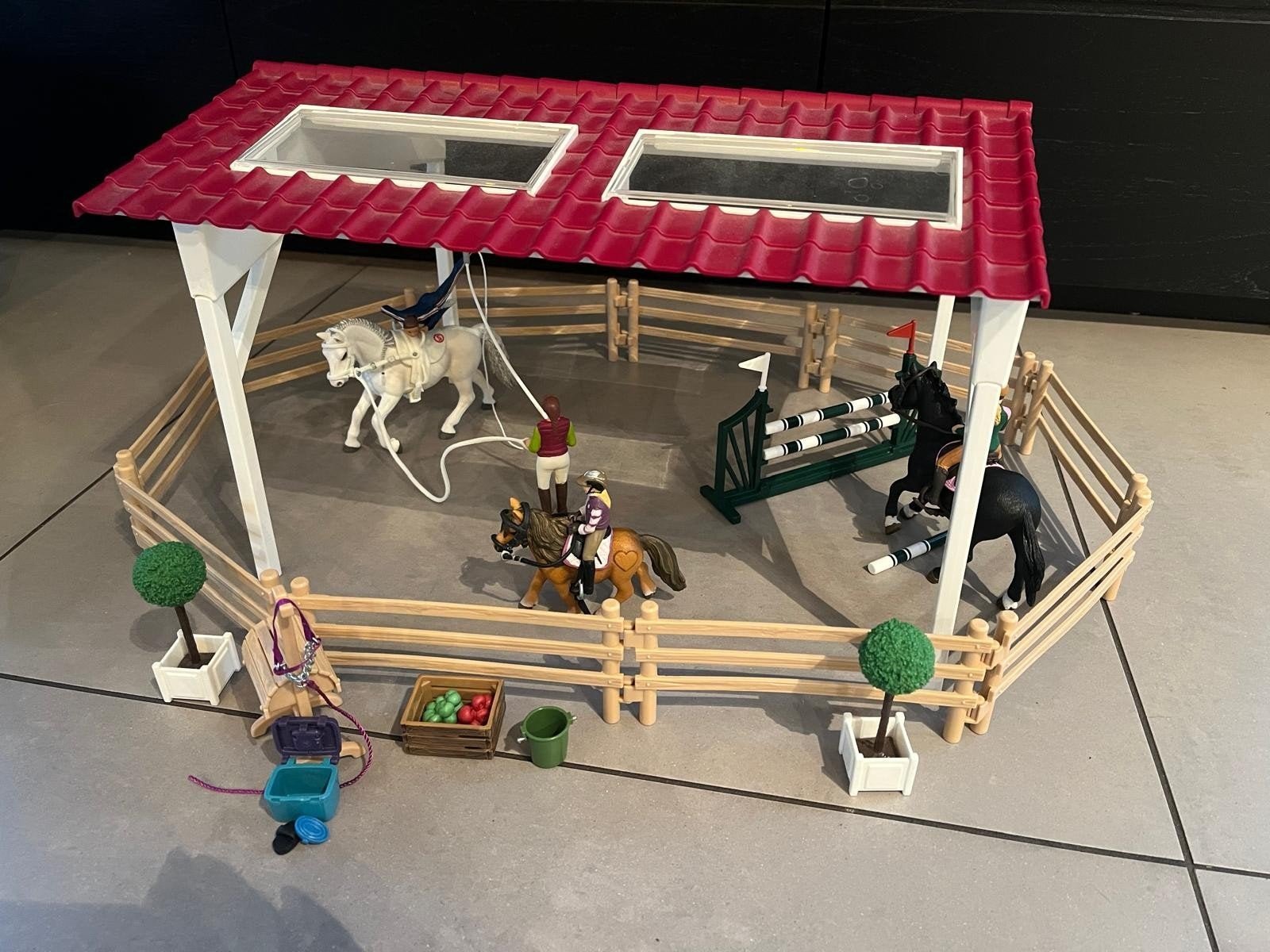 Schleich rijbak, Ophalen of Verzenden, Zo goed als nieuw
