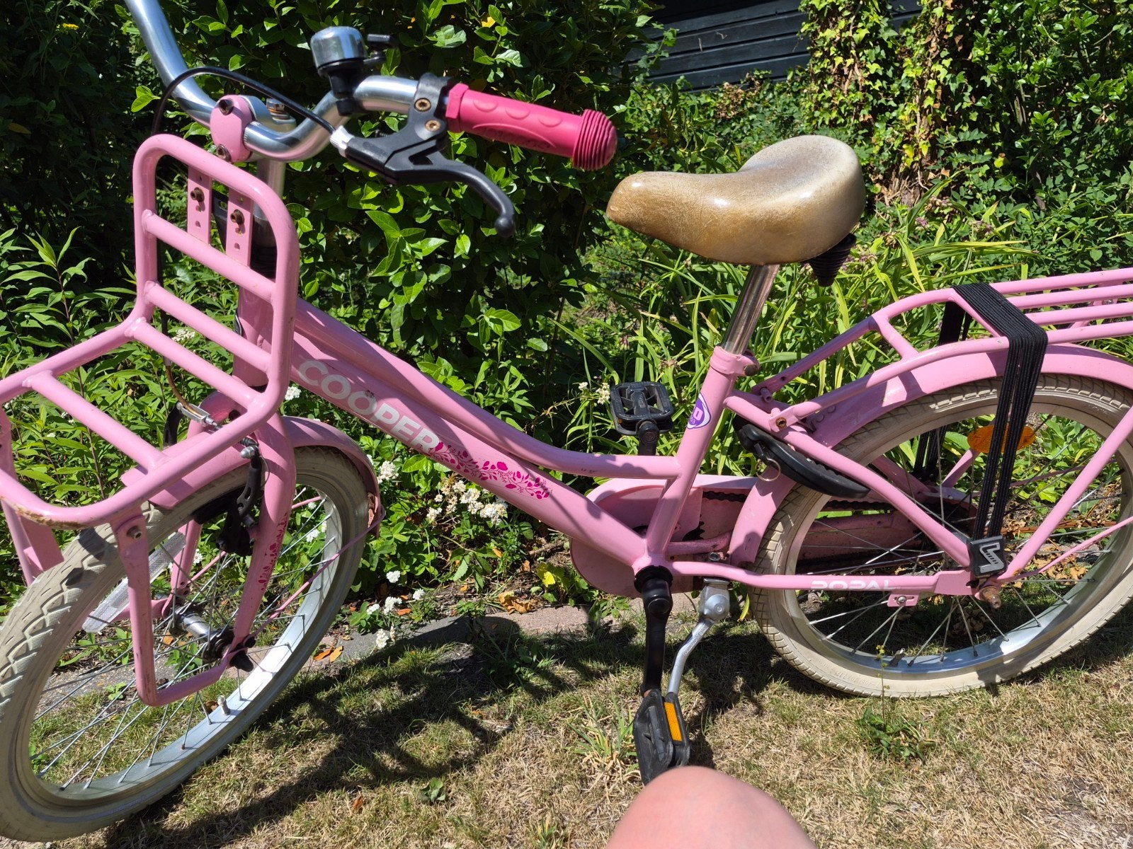 Popal Cooper kinderfiets 20 inch roze, Ophalen, Gebruikt, 20 inch of meer, Popal Cooper