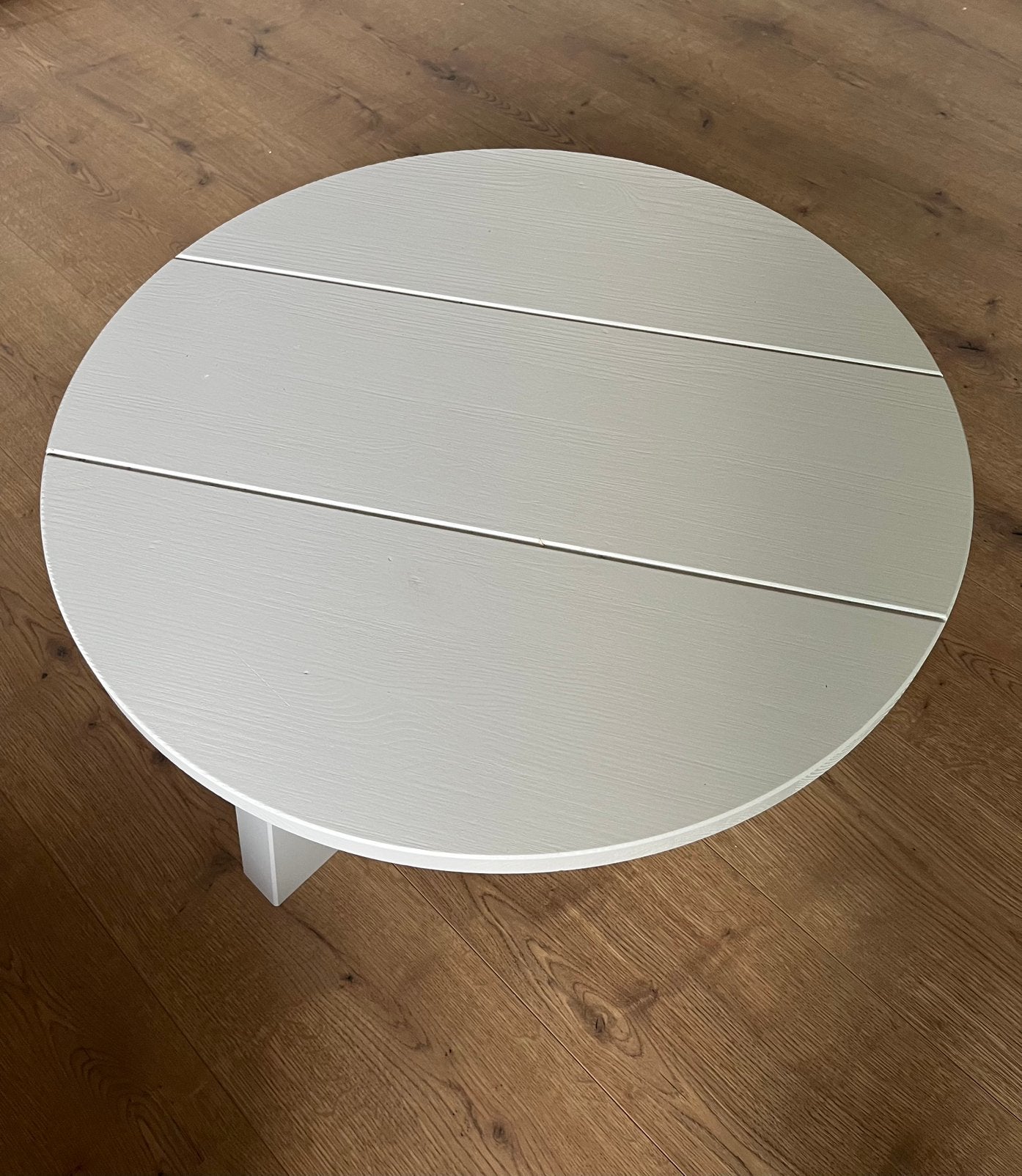 WOOOD | Witte salontafel, Ophalen, 50 tot 100 cm, Rond, 50 tot 100 cm