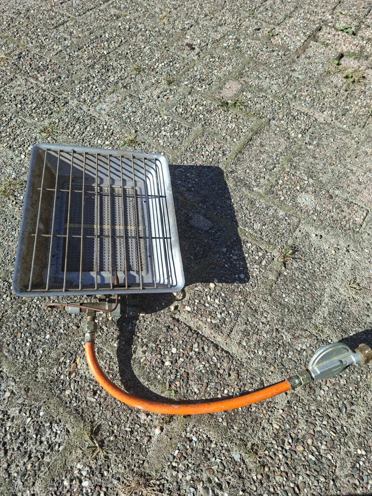 Gude Heizstrahler STAR 5150 Gas Terrasverwarmer, Ophalen of Verzenden, Gebruikt, Gas, Vloer