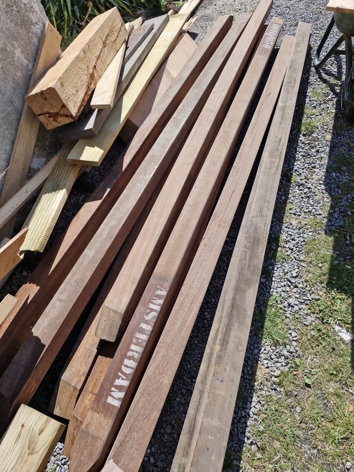 Hardhouten palen nieuw, Ophalen, Nieuw, 250 cm of meer, Palen