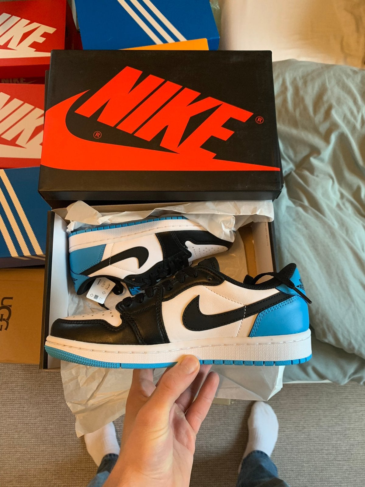 Jordan Low, Blauw, Nieuw, Ophalen of Verzenden, Sneakers of Gympen