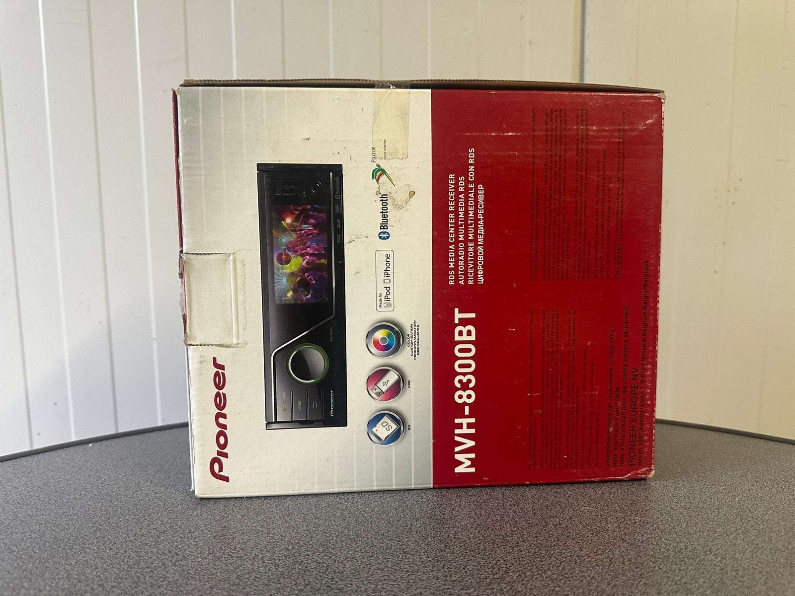 Pioneer MVH-8300BT auto radio met scherm, Auto diversen, Autoradio's, Ophalen of Verzenden, Zo goed als nieuw