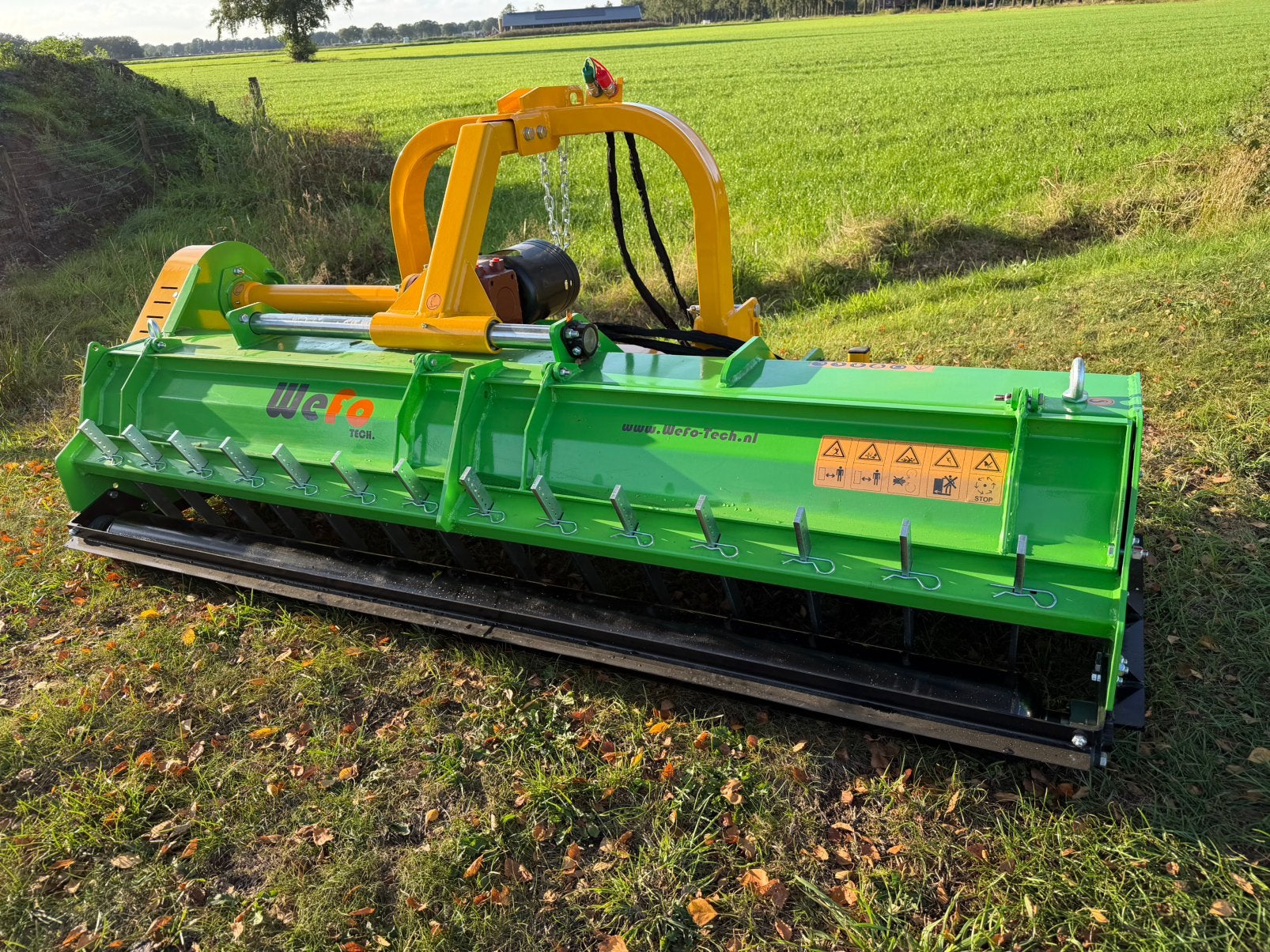 Herfstactie! WeFo-Tech klepelmaaier 220 cm side-shift, Ophalen, Bollenteelt