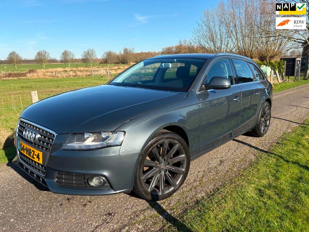Audi A4 Avant 2.0 TFSI Pro Line Business 2009 trekhaak, Auto's, Audi, Voorwielaandrijving, Euro 5, Zwart, 4 cilinders