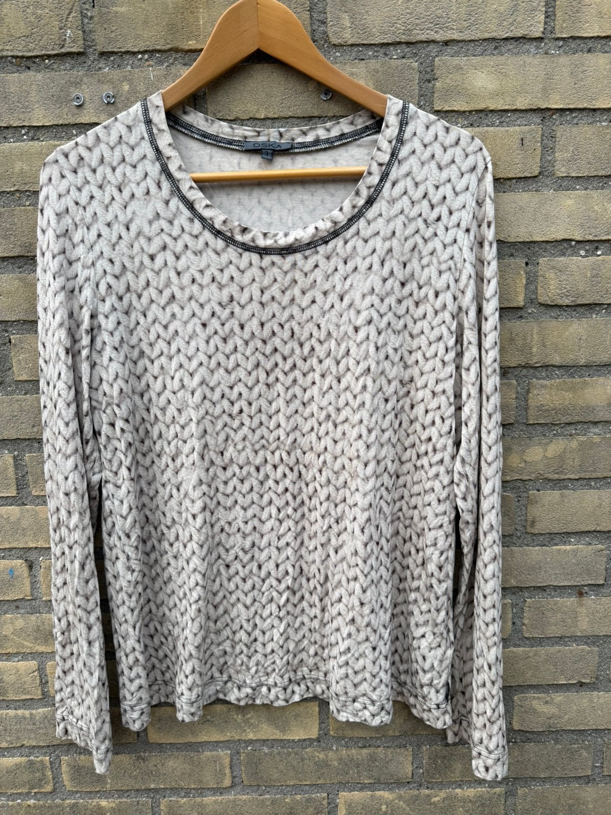Oska* heel leuk shirt ( maat 3=42), Verzenden, Maat 42/44 (L), Lange mouw
