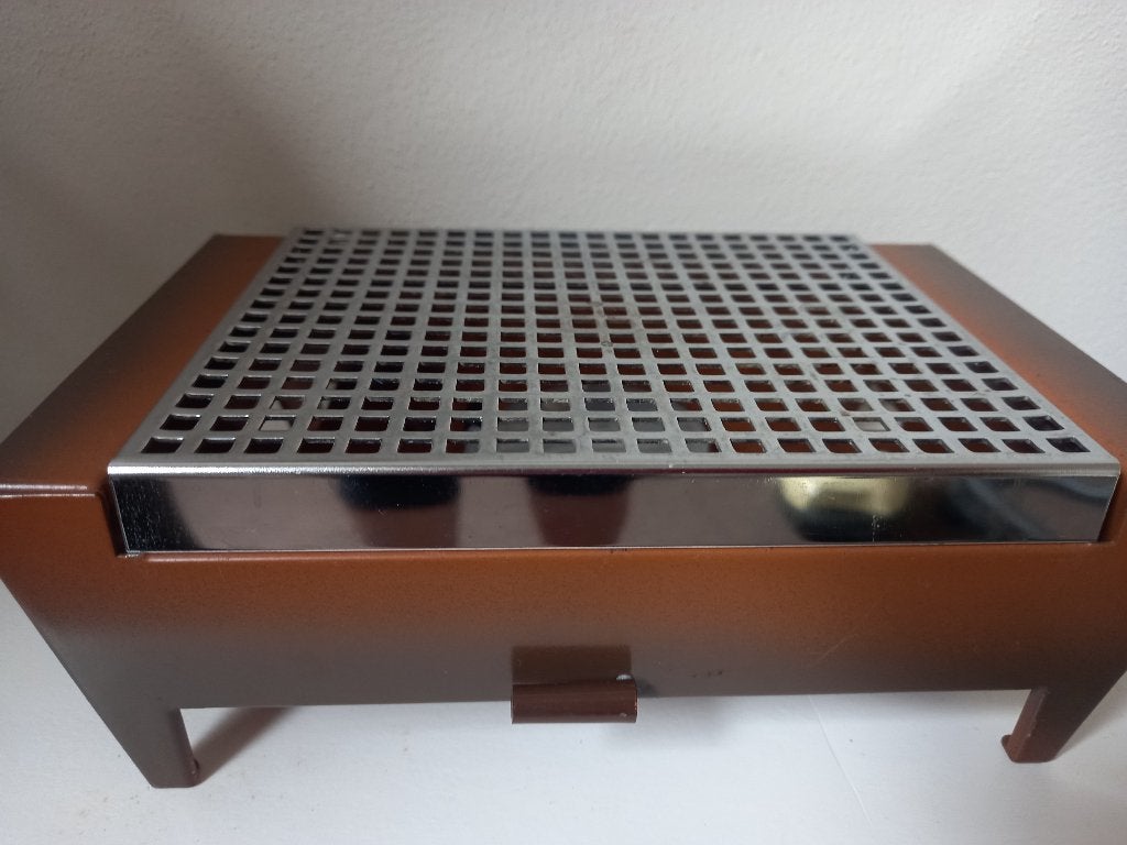 Vintage warmhoudplaat brabantia, Ophalen of Verzenden, Metaal, Bruin, Brabantia
