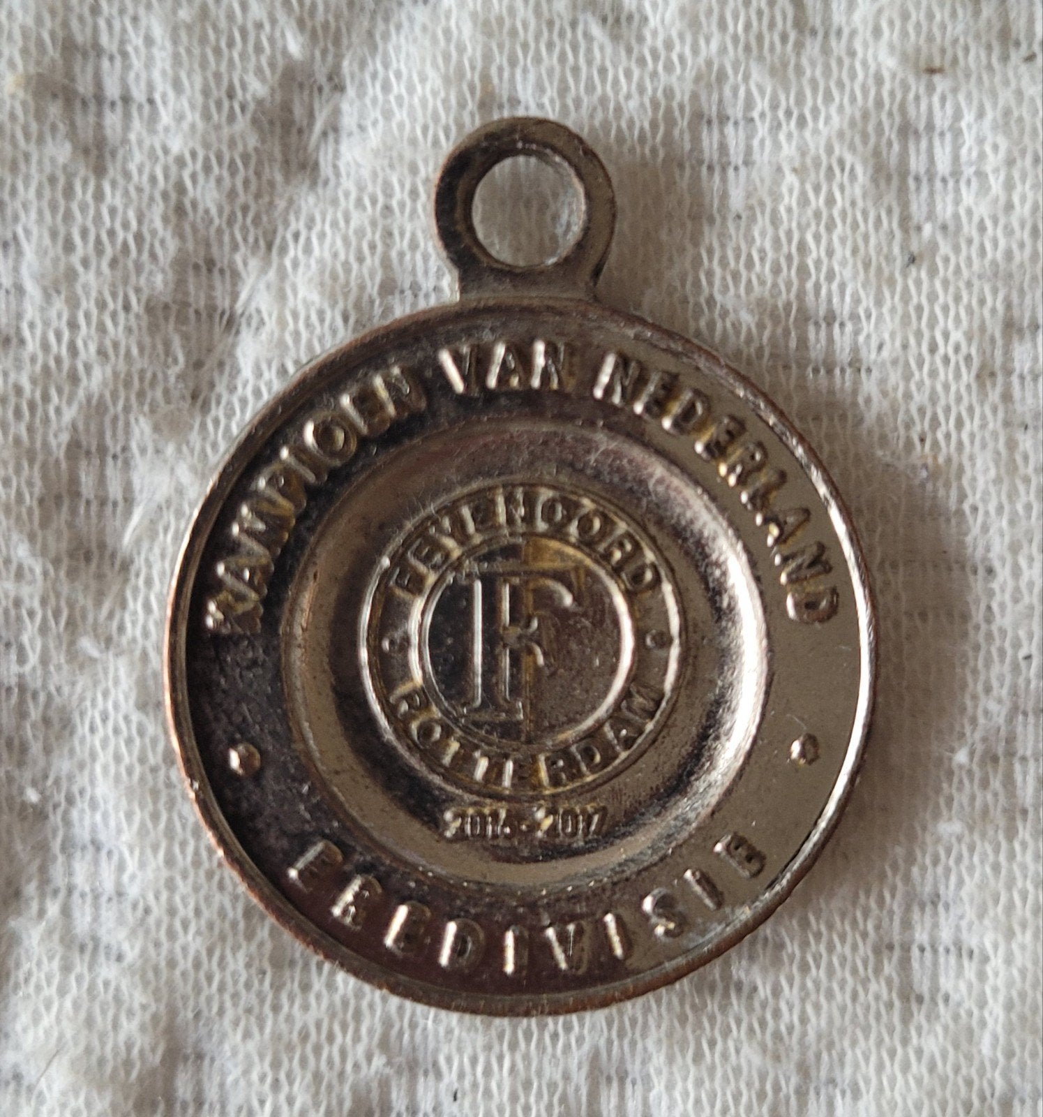 Feyenoord Kampioen Eredivisie 2016-2017 Medaille, Ophalen of Verzenden, Zo goed als nieuw