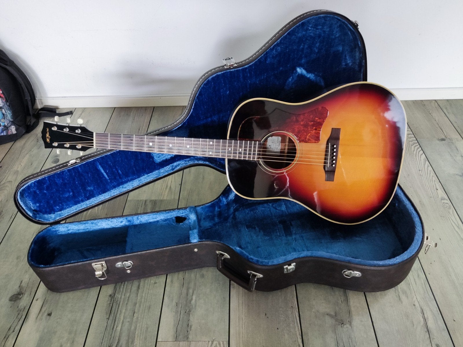 K. Yairi RJY-45BBS met K&K pure mini en koffer, Ophalen, Gebruikt, Western- of Steelstringgitaar, Met (piezo-)element