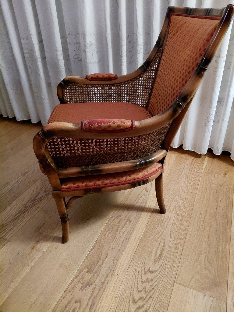 Klassieke  stoel, Huis en Inrichting, Stoelen, Ophalen, Gebruikt, Bruin, Stof