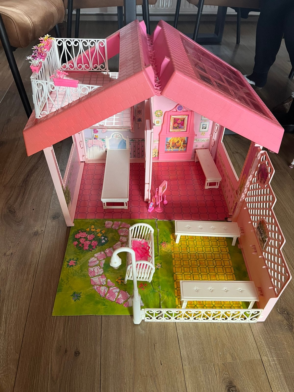 Vintage Barbie Magic House / Toverhuis 1991 met accessoires, Ophalen, Zo goed als nieuw, Poppenhuis
