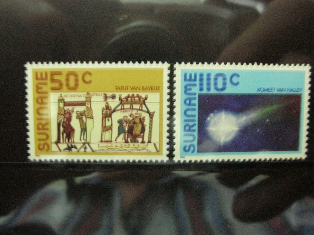 Suriname 1986 Komeet van Haley, Postzegels en Munten, Verzenden, Postfris