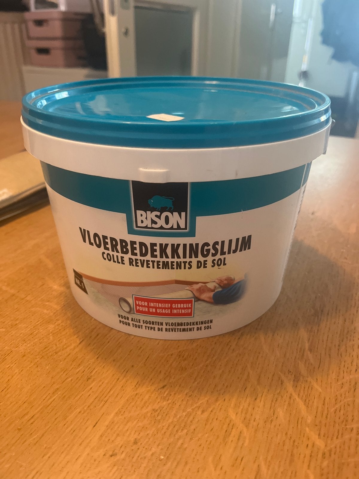 Nieuwe Bison Vloerbedekkingslijm 4 kg - Ongebruikt, Ophalen, Nieuw
