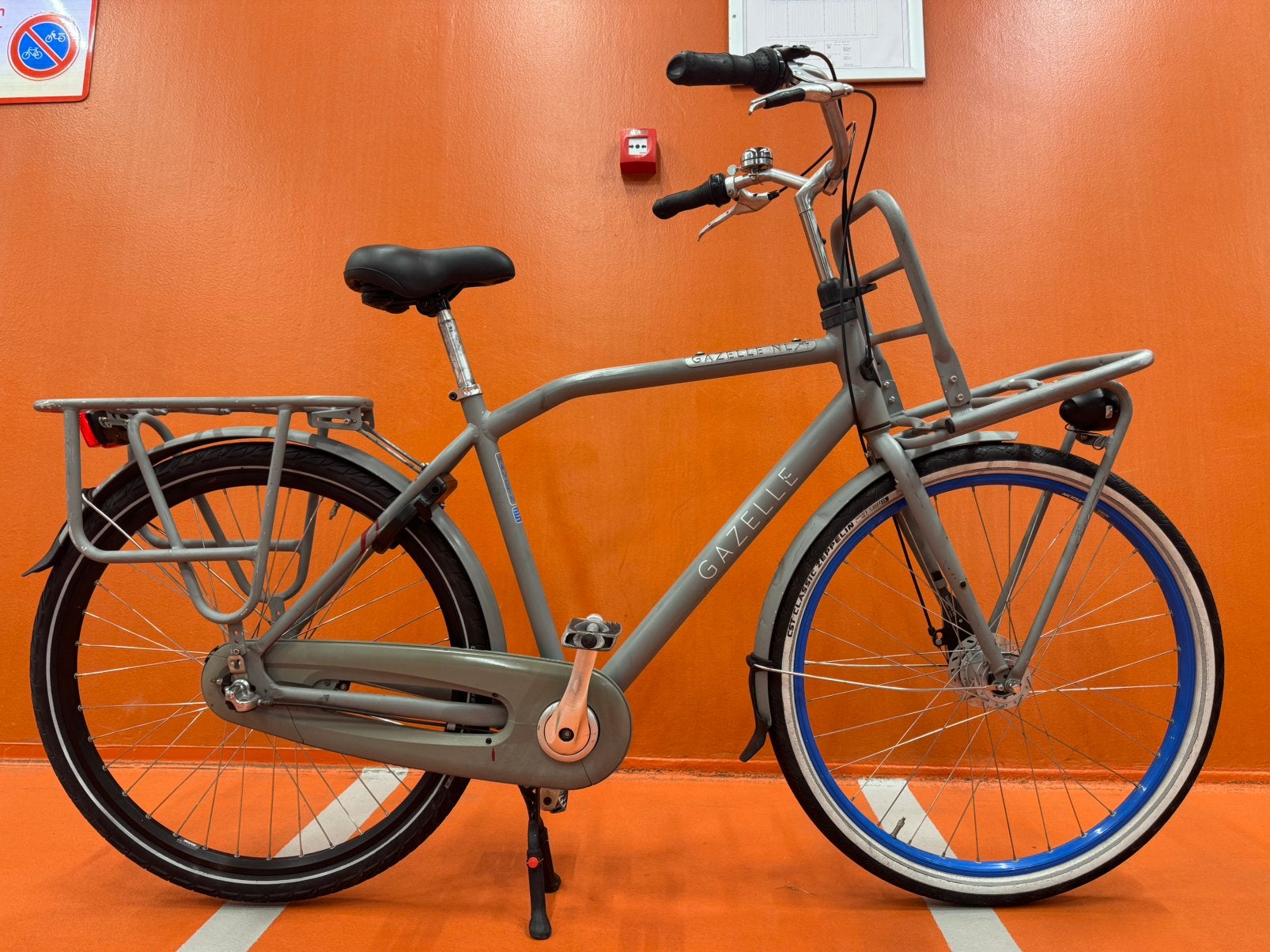 Stoere Gazelle HeavyDutyNL Transportfiets 54cm Nieuwe Kabels, 53 tot 57 cm, Ophalen of Verzenden, Zo goed als nieuw, Gazelle