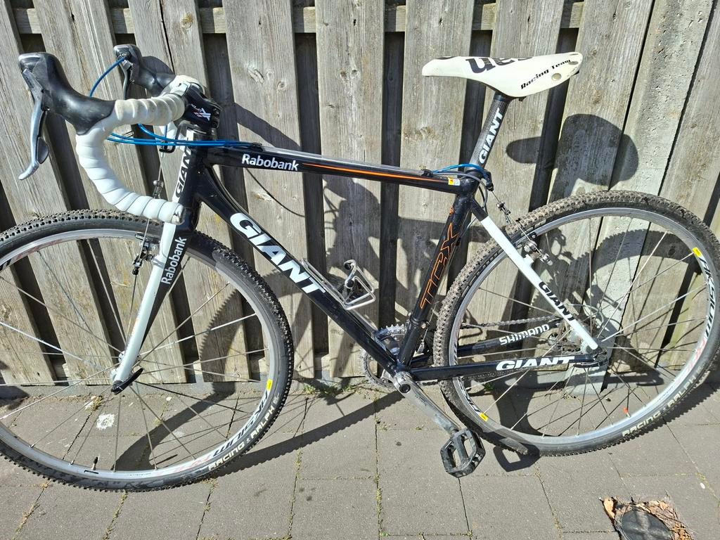 Giant Rabobank Cyclecross fiets, Fietsen en Brommers, Fietsen | Racefietsen, Ophalen, Gebruikt, 10 tot 15 versnellingen, Velgrem