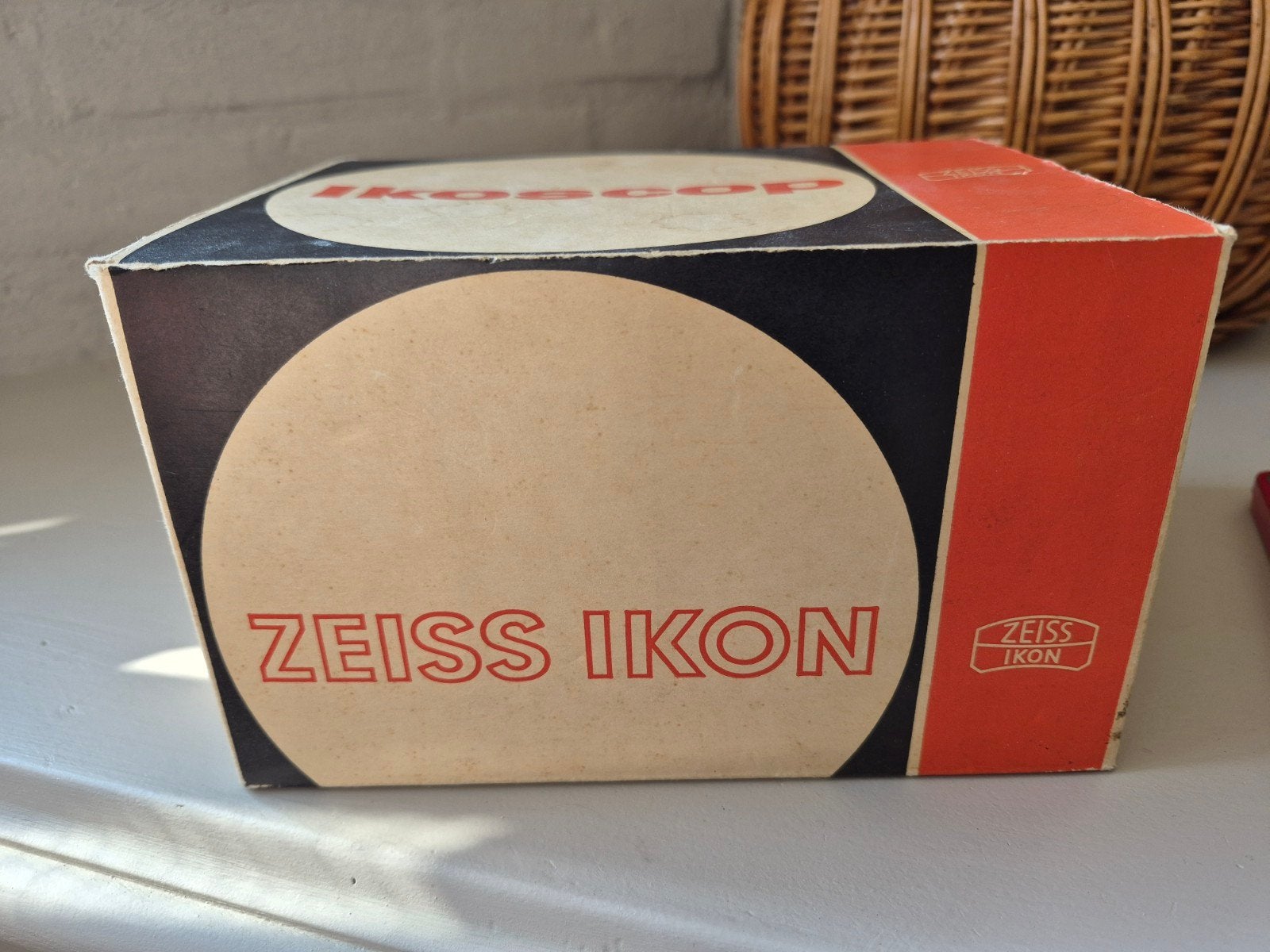 Vintage Zeiss Ikon Ikoscop Diaprojector met Scherm, Ophalen of Verzenden