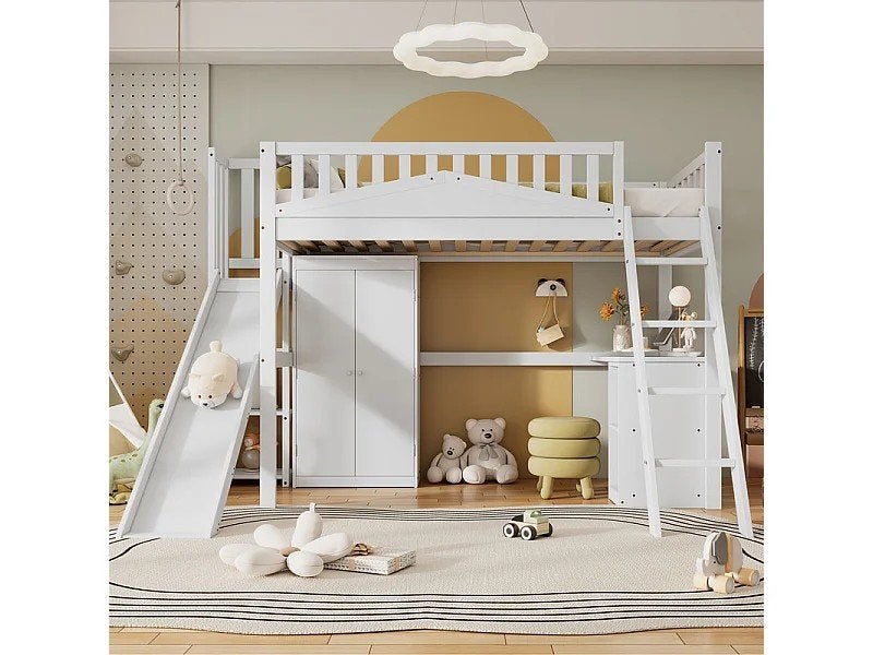 Hoogslaper Mezzanine bed 90 x 200 cm, Ophalen, Zo goed als nieuw, Hoogslaper