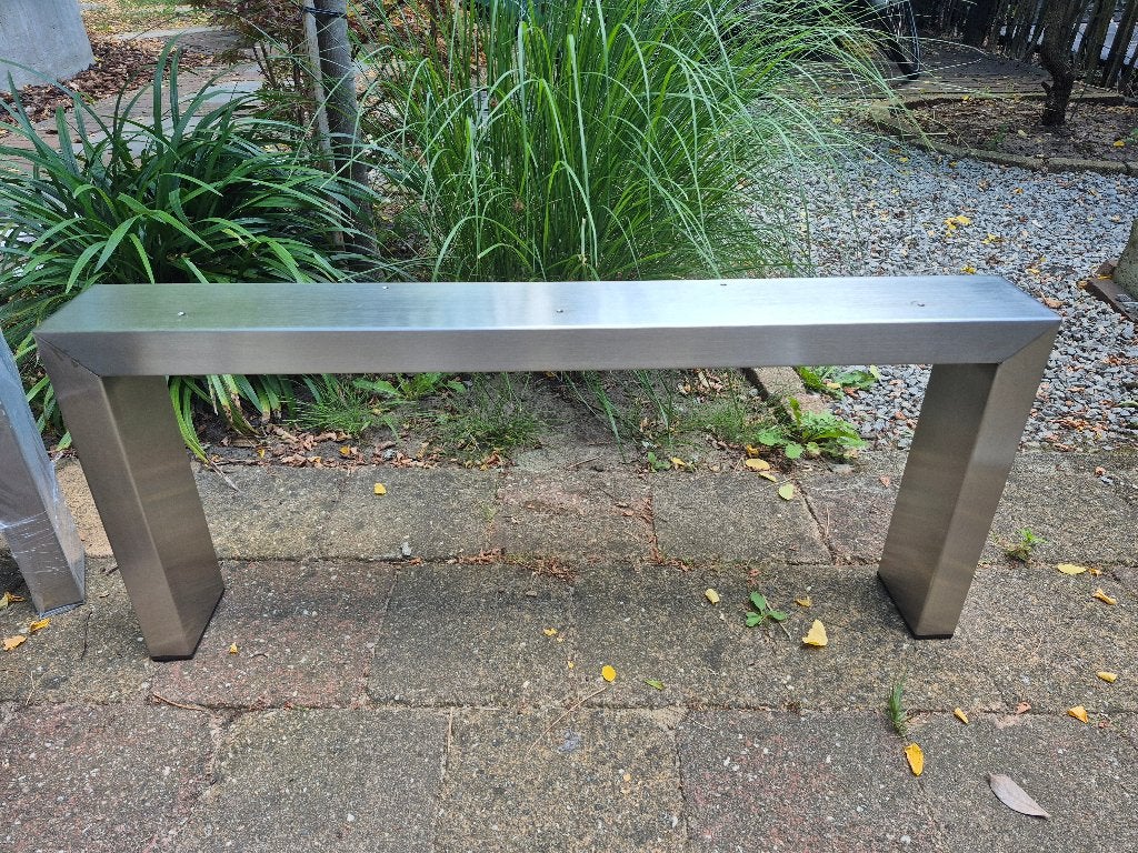 Salontafelpoten rvs., Ophalen, Tafelpoot, Nieuw, Minder dan 50 cm