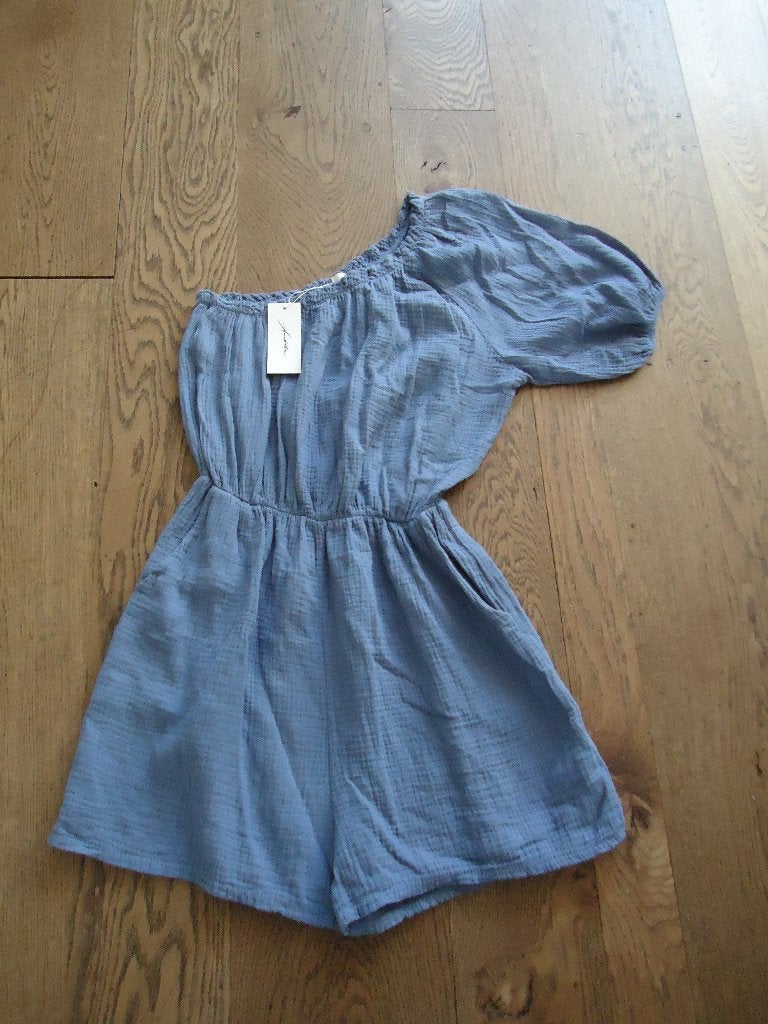 Nieuw blauw Ambika korte jumpsuit One Size, Maat 38/40 (M), Blauw, Nieuw, Ophalen of Verzenden
