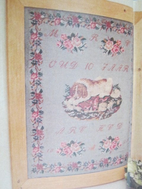 Borduurpatroon  Klassieke merklap  nr 9987, Hobby en Vrije tijd, Borduren en Borduurmachines, Verzenden, Nieuw, Handborduren, Patroon