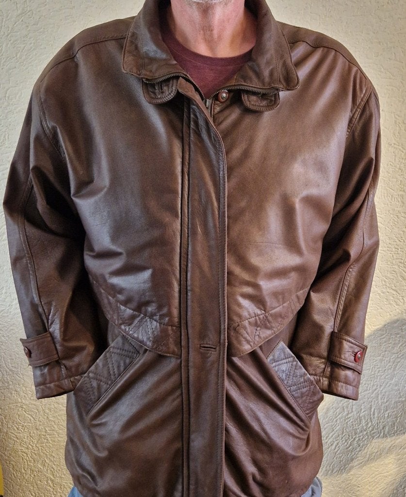 winter dames jas, Kleding | Dames, Jassen | Winter, Ophalen of Verzenden, Zo goed als nieuw, Maat 42/44 (L), Bruin