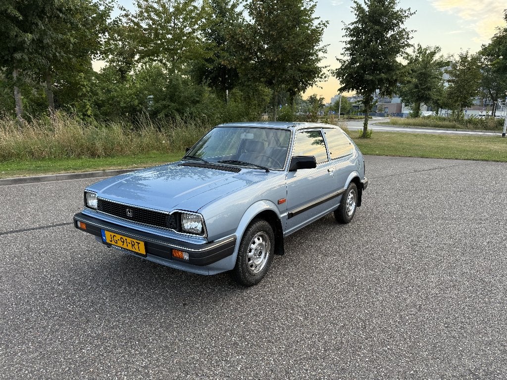 Honda Civic 1.3 L Semi-aut 1982 Blauw, Honda, Leder en Stof, Particulier, Blauw