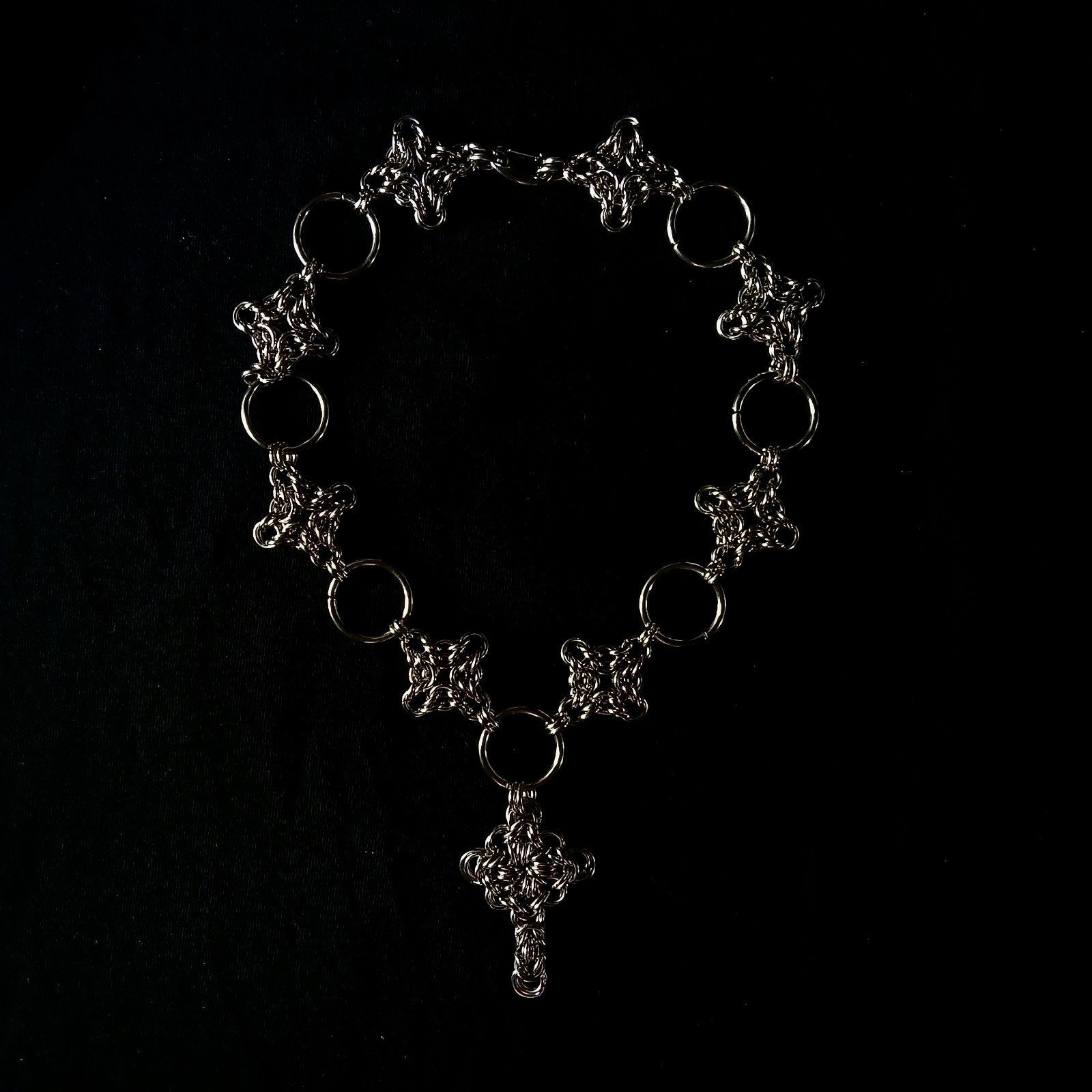 Malienkolder ketting, Ophalen of Verzenden, Nieuw, Zilver, Staal