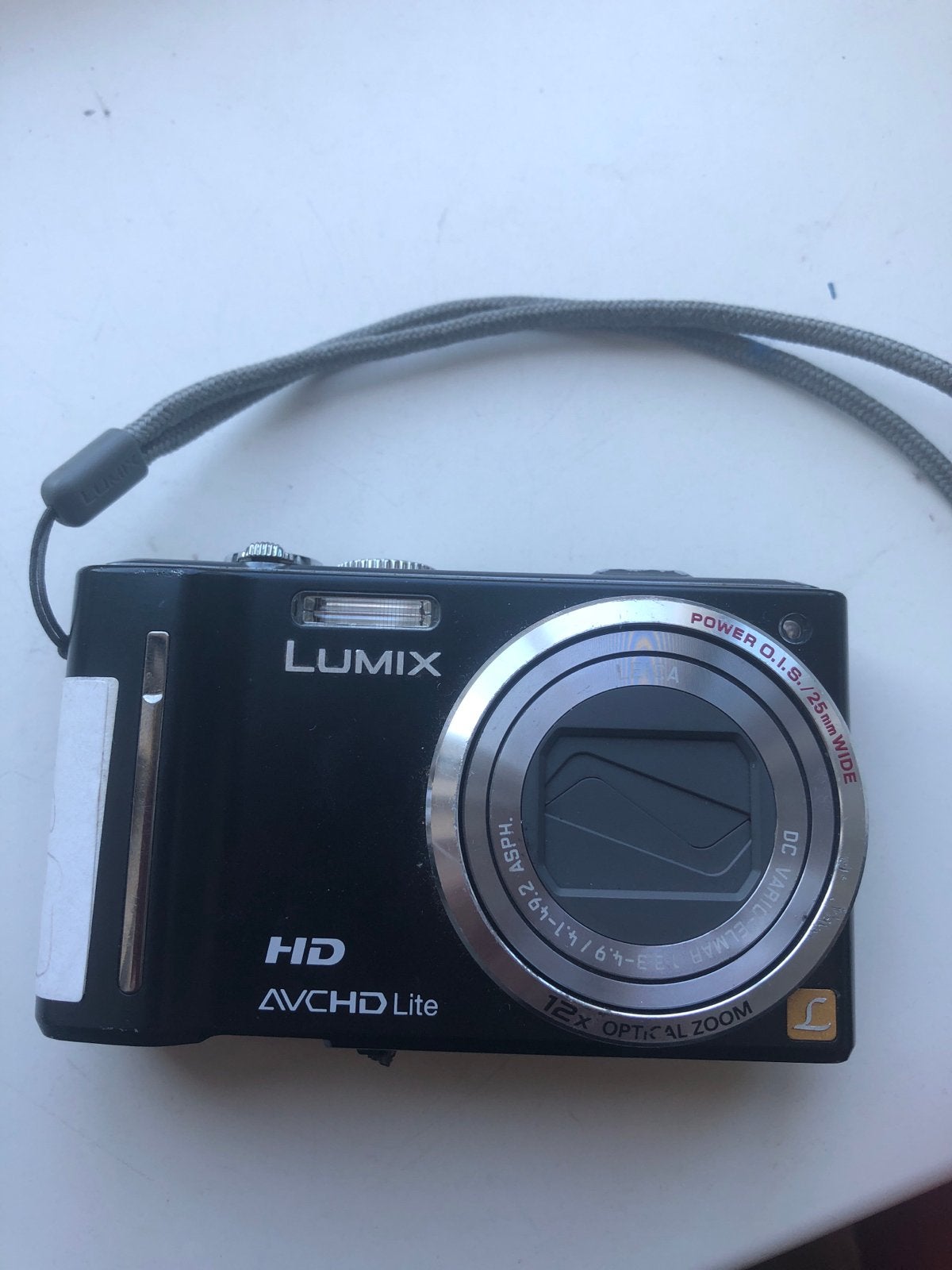 Panasonic Lumix DMC-TZ10 Compactcamera met 12x optische zoom, Gebruikt, Ophalen of Verzenden, Compactcamera, Draagriem