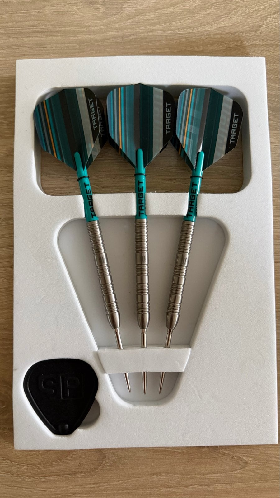 Target Hydro 02 Darts 21 gram, Ophalen of Verzenden, Zo goed als nieuw, Pijlen