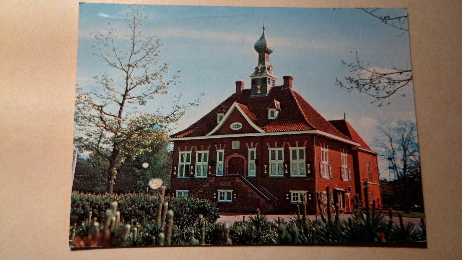 Oude Ansichtkaart: Raadhuis Maarn, Utrecht (Gelopen), Ophalen of Verzenden, 1960 tot 1980, Gelopen, Utrecht