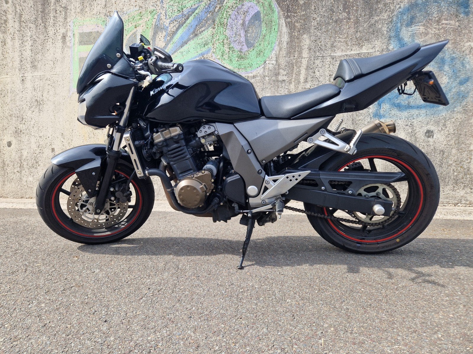 Kawasaki Z750 Naked Bike - Zwart, Goed Onderhouden, 750 cc, 4 cilinders, Motorrijbewijs A, Meer dan 35 kW