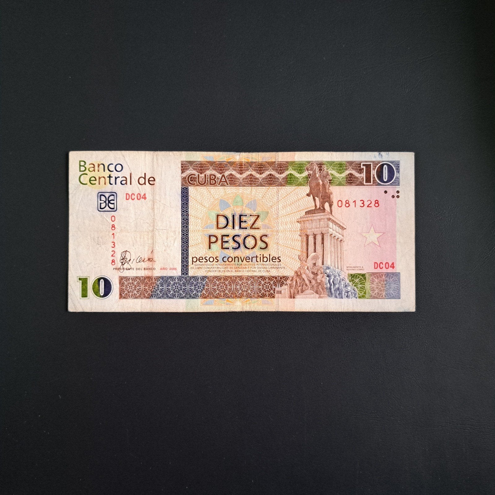 10 peso Cuba #060, Verzenden, Noord-Amerika, Los biljet