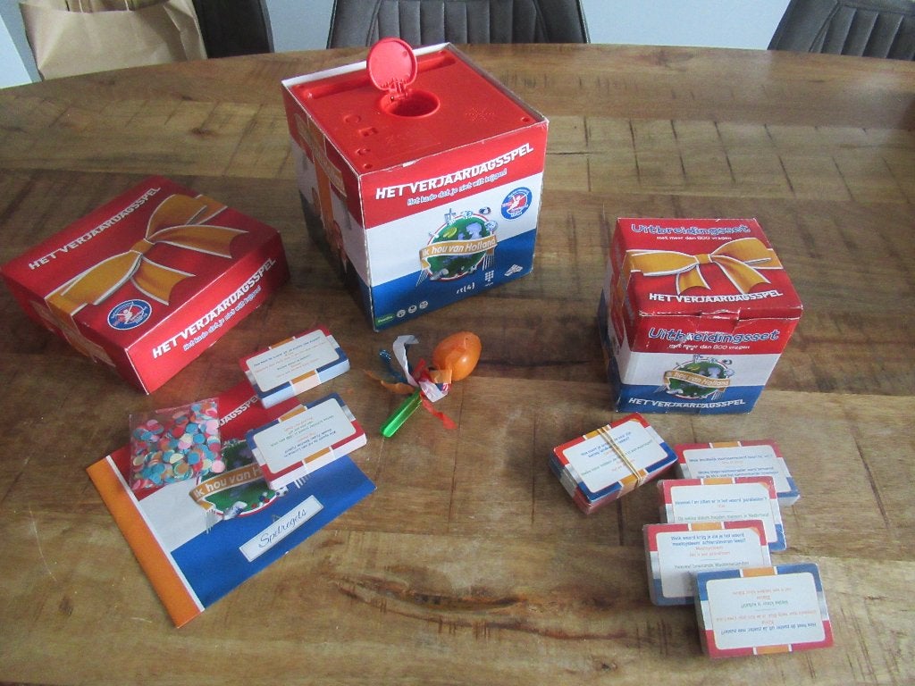 nieuw Het Verjaardagsspel ik hou van Holland + UITBREIDING, Ophalen of Verzenden, Nieuw