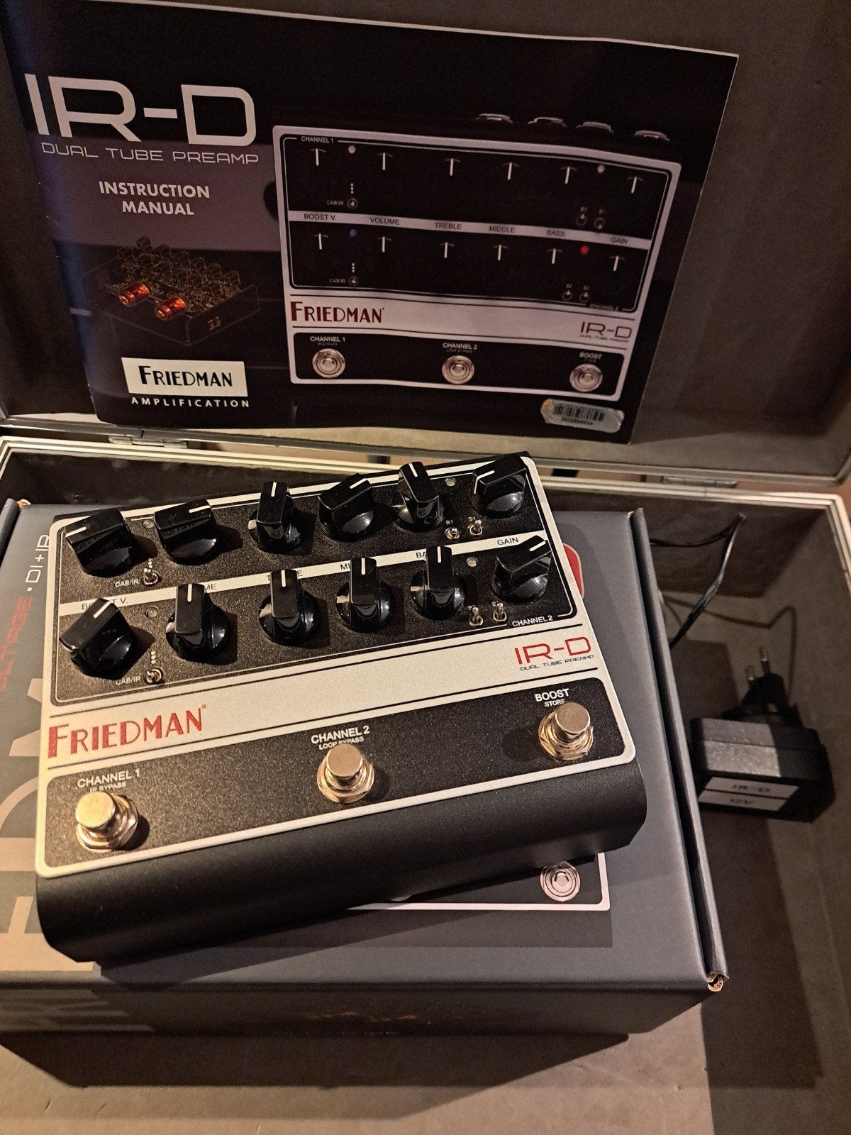 Friedman IR-D Dual Tube Preamp Gitaar Pedaal, Muziek en Instrumenten, Ophalen of Verzenden, Zo goed als nieuw, Distortion, Overdrive of Fuzz