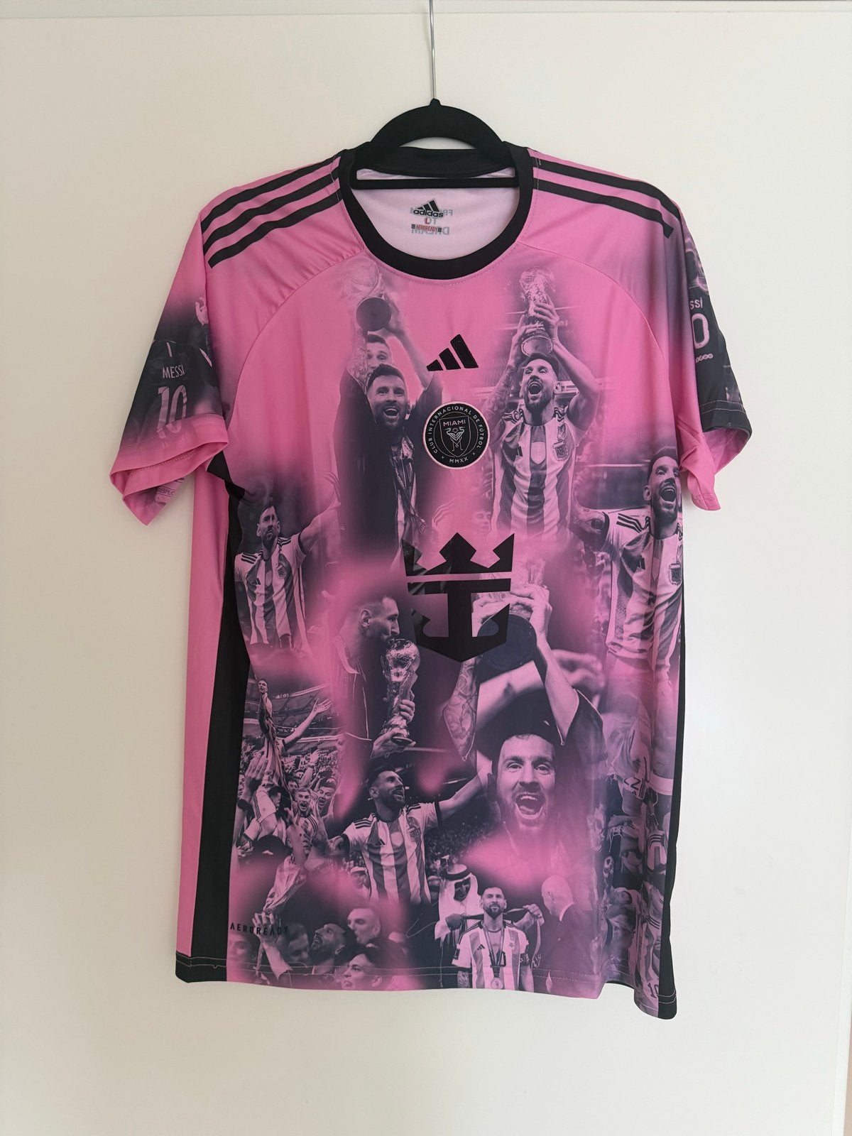 Messi Inter Miami Thuisshirt Roze Maat L, Maat L, Ophalen, Nieuw, Shirt
