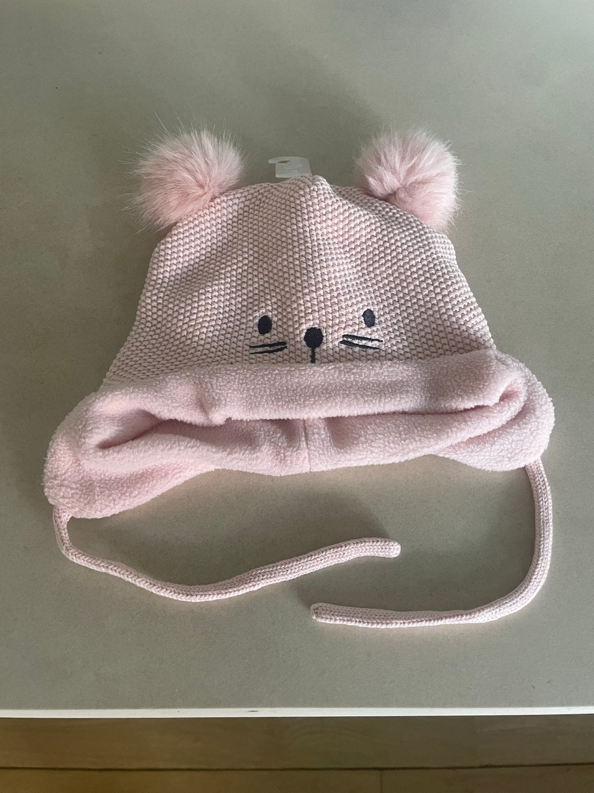 Nieuwe H&M babymuts zachtroze met oortjes, Kinderen en Baby's, Babykleding | Mutsen, Sjaals en Wanten, Meisje, Nieuw, Ophalen of Verzenden