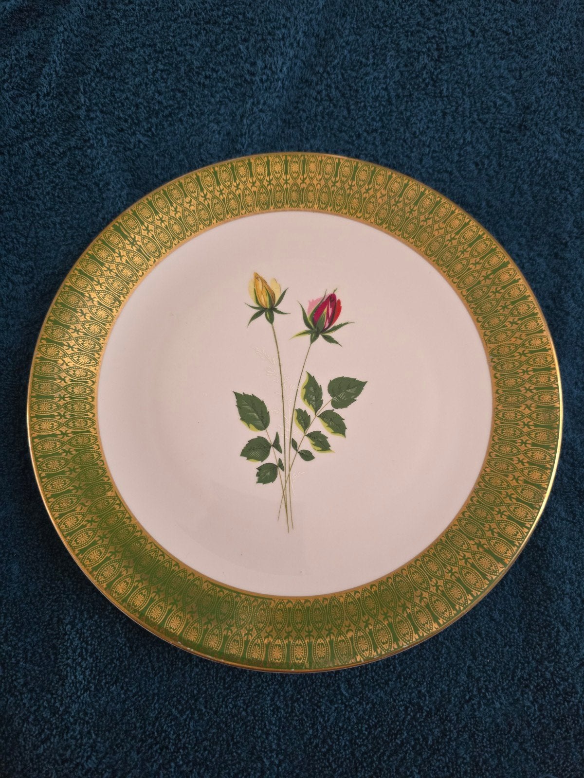 Vintage Bavaria serveerschaal met gouden decoratie, Ophalen of Verzenden