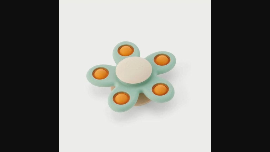 TickiT Silisoft bloem spinner neutrale kleuren - nieuw, ., Nieuw, Ophalen of Verzenden, TickiT