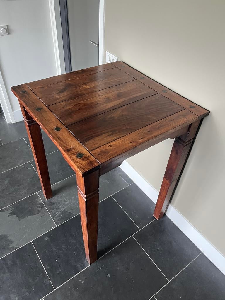 Bartafel incl 3 krukken, Huis en Inrichting, Tafels | Eettafels, Ophalen, Gebruikt, 100 tot 150 cm, 50 tot 100 cm