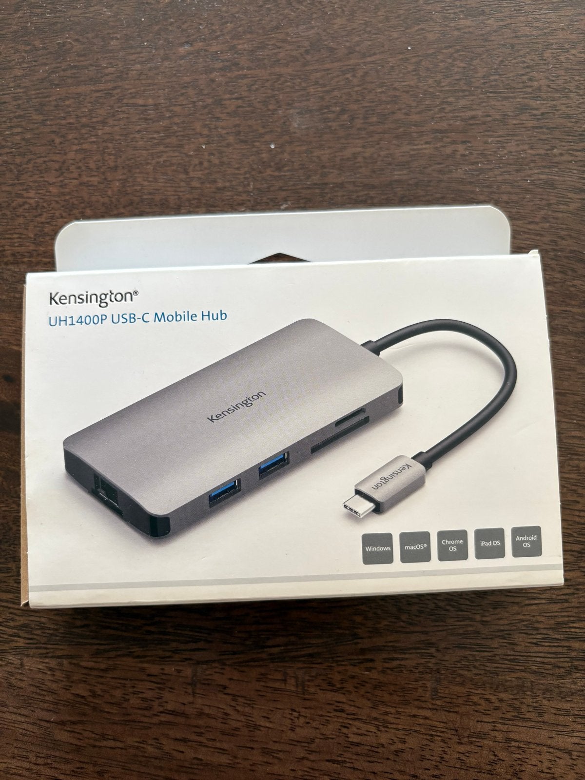 Kensington UH1400P USB-C Mobile Hub - Nieuw in doos, Computers en Software, Netwerk switches, Ophalen of Verzenden, Nieuw