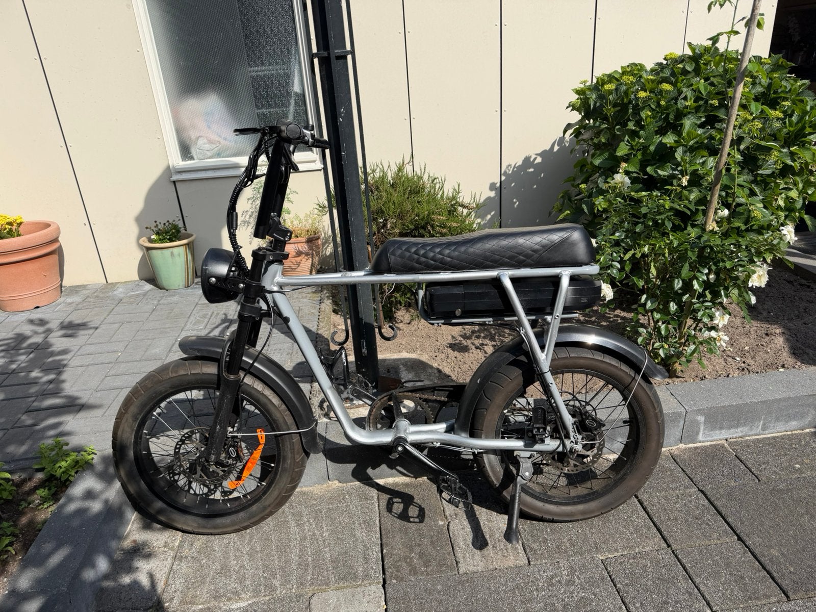 Fatbike EB2 zilver/grijs met Airtag en Oplader, 59 cm of meer, Ophalen, Zo goed als nieuw, Overige merken