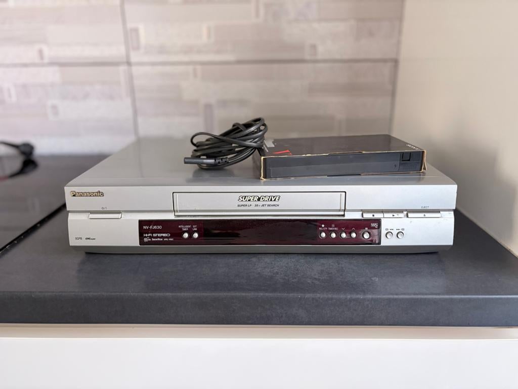 Panasonic NV-FJ630 Super Drive VHS Videorecorder - Getest, Audio, Tv en Foto, Videospelers, Ophalen of Verzenden, Gebruikt, VHS-speler of -recorder