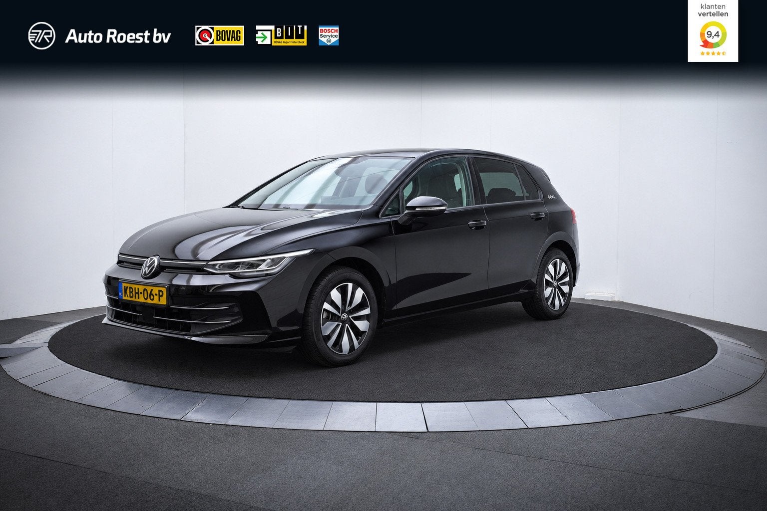 Volkswagen Golf 1.5 TSI COMFORTLINE "Goal" FULL LED | APP CO, Dealer onderhouden, Stof, 4 cilinders, Zwart