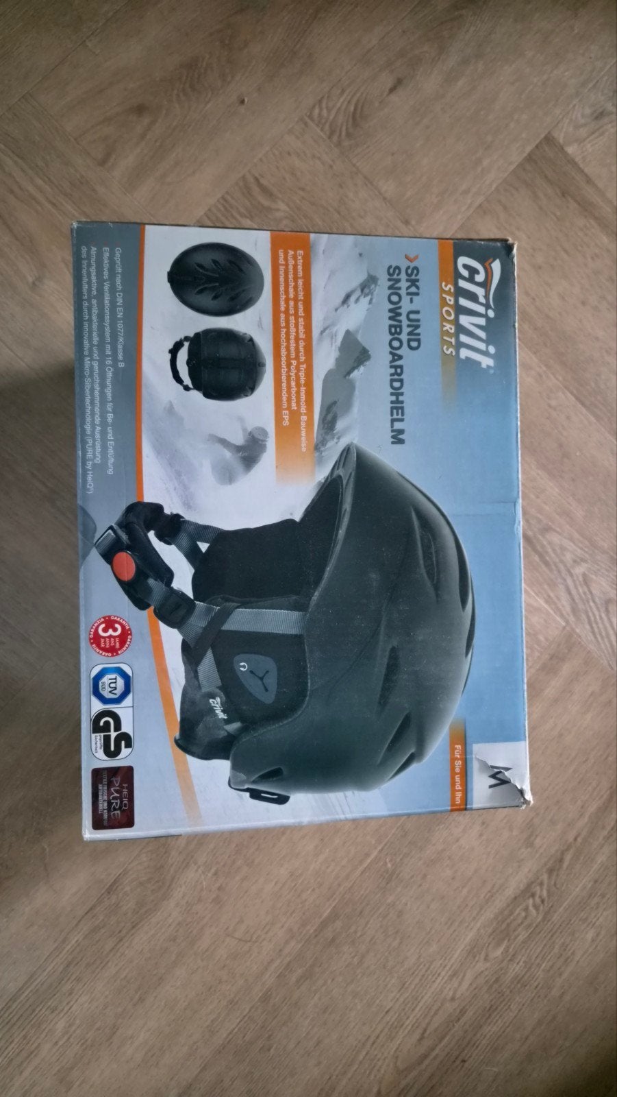 Crivit Ski- en Snowboardhelm met Skibril - Maat M, Overige merken, Overige typen, Ophalen of Verzenden, Zo goed als nieuw