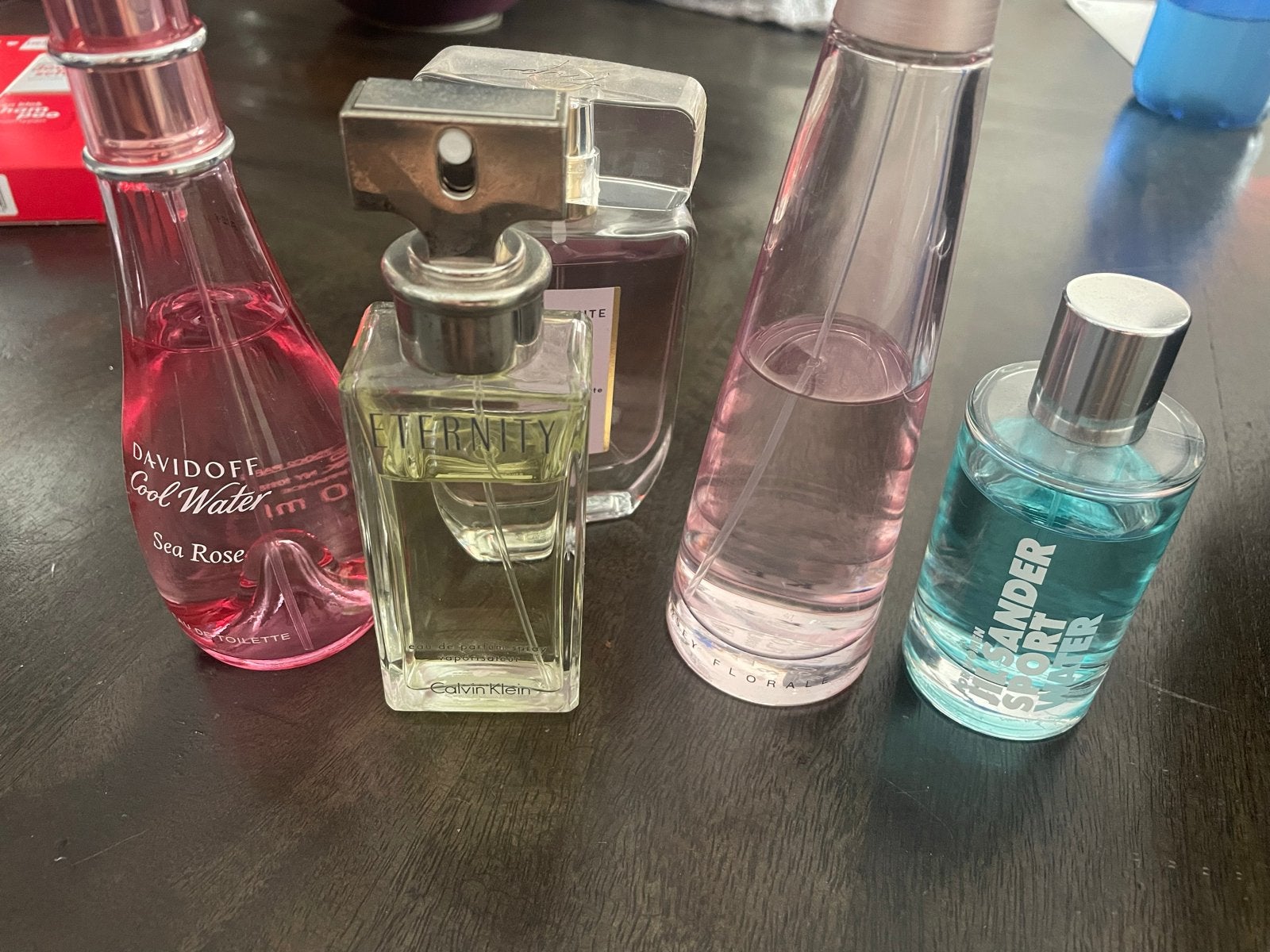 Diverse parfums: Davidoff, Calvin Klein, Jil Sander (meer da, Ophalen, Gebruikt