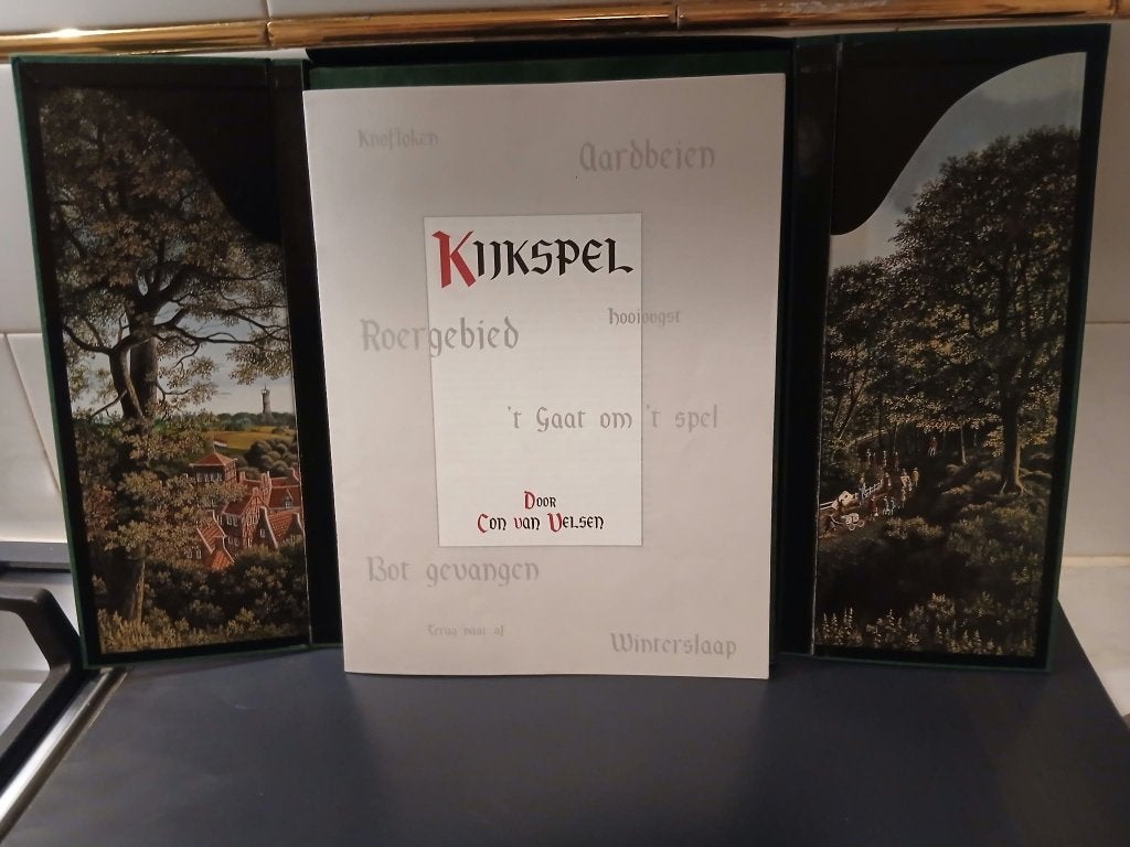 Kunstzinnige Kijkspel van kunstenaar Con van Velsen uit 1998, Fotografen, Ophalen of Verzenden, Zo goed als nieuw, Con van velsen